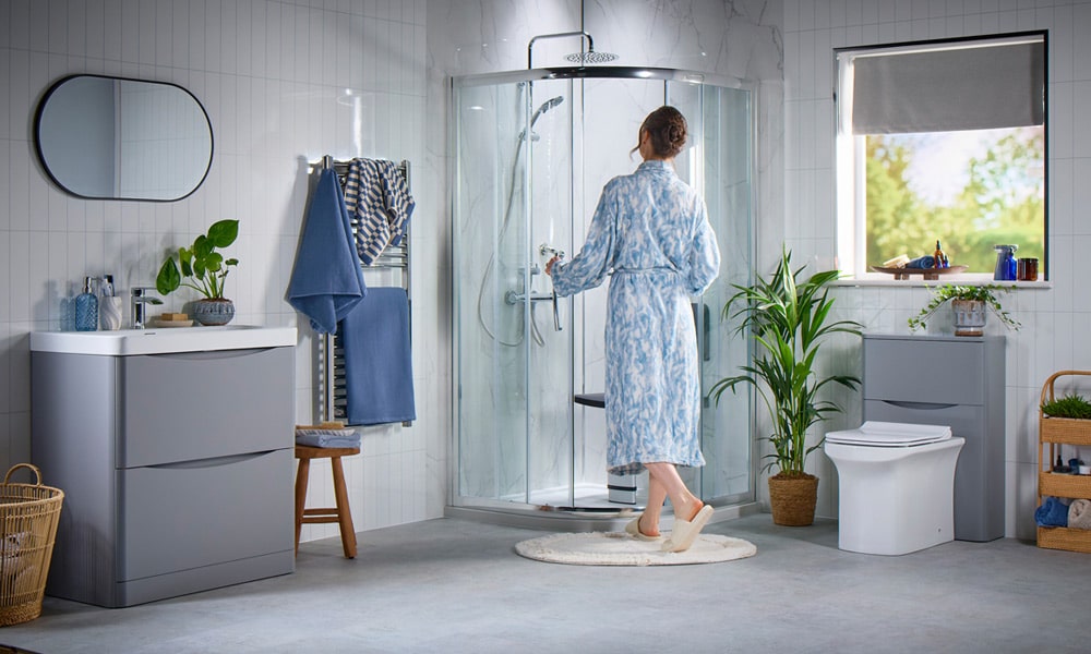 Michigan walk-in shower