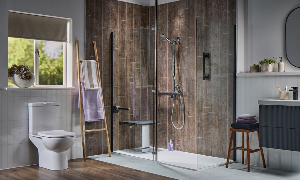 caspian walk-in shower