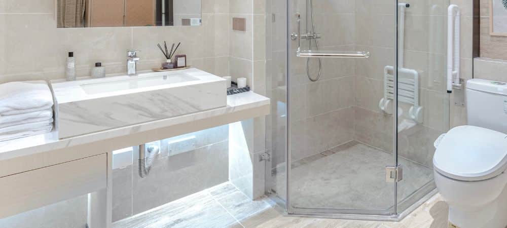 walk-in shower