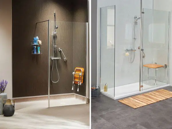 walk in shower vs wet room